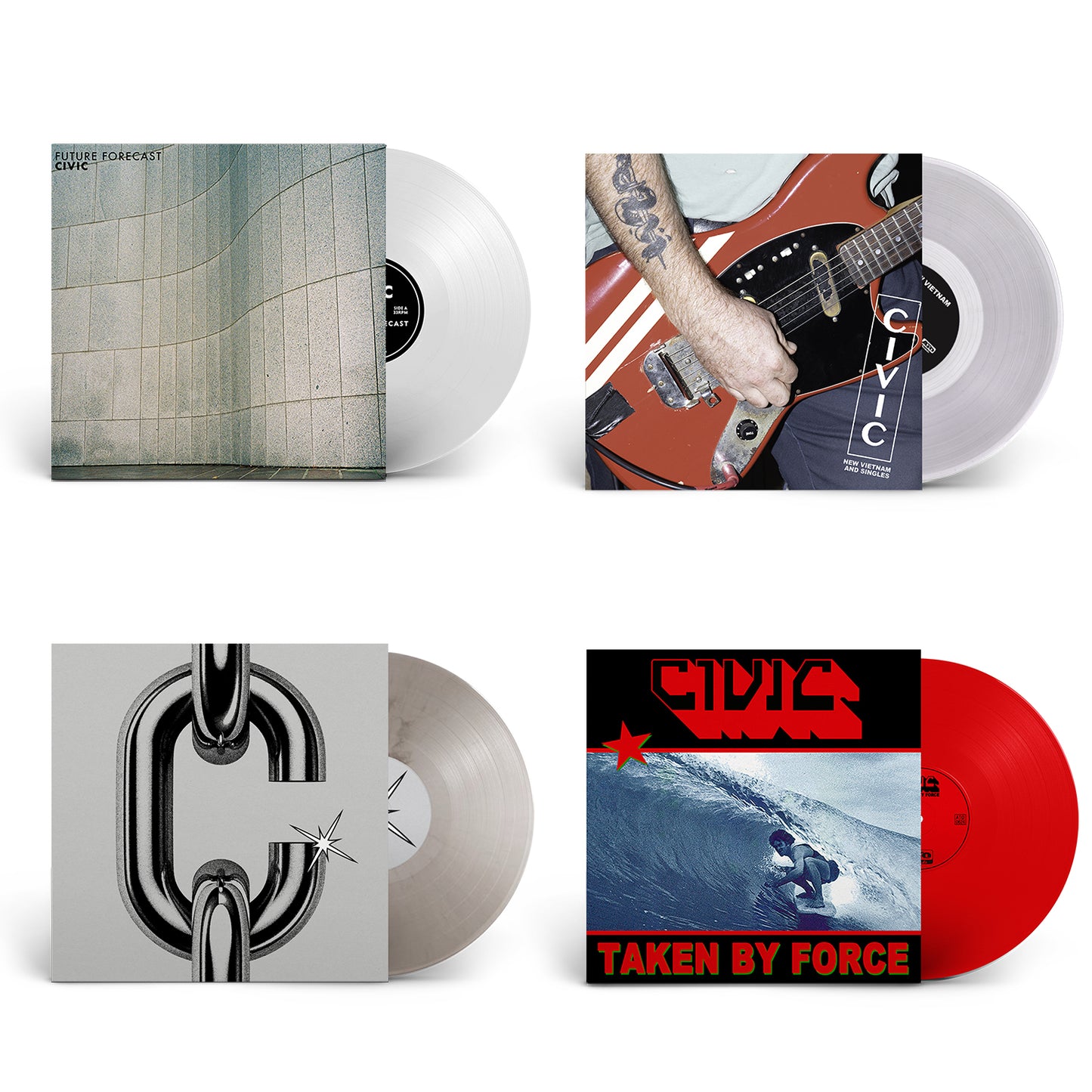 Chrome Dipped + Taken By Force + Future Forecast + New Vietnam - Vinyl Bundle