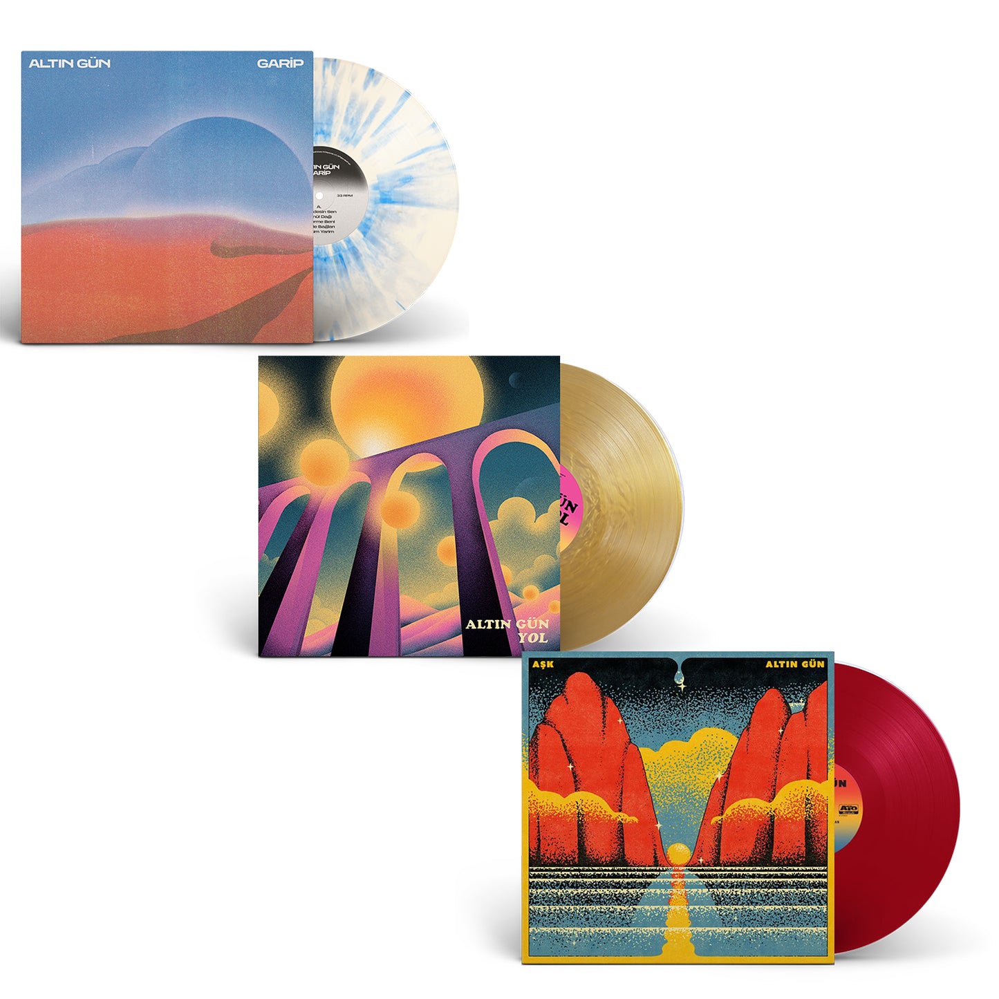 Garip + Ask + Yol - Colored Vinyl Bundle