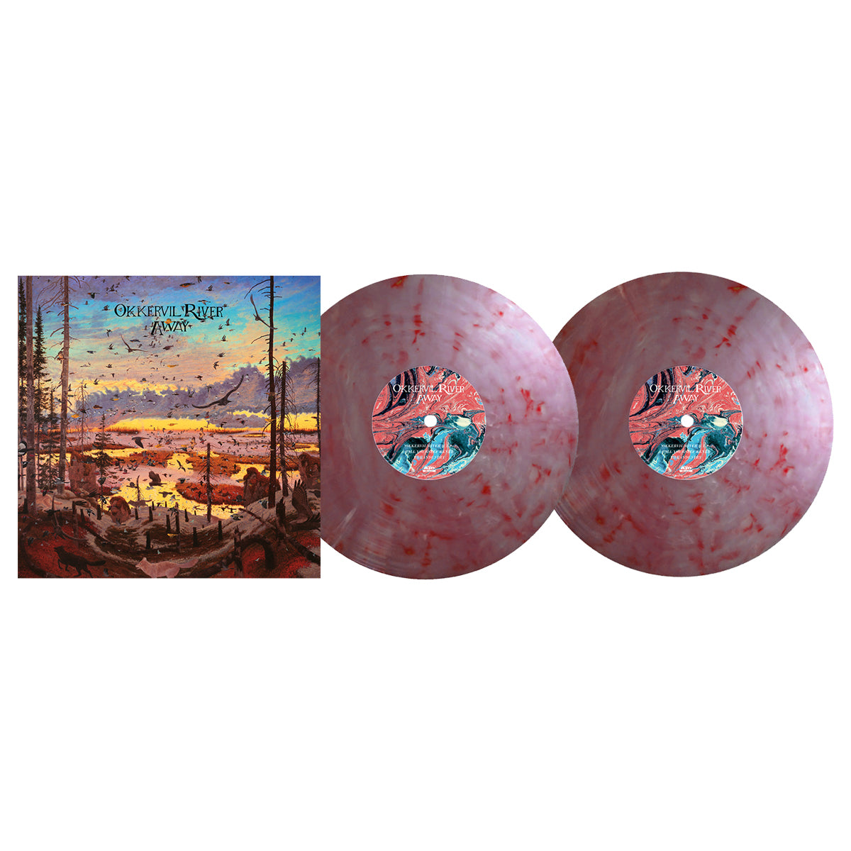 Away - Red Marble - Vinyl