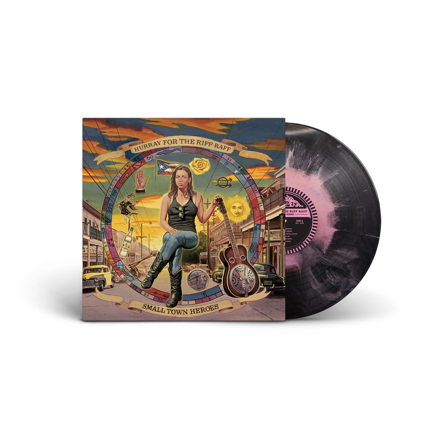 Small Town Heroes - Pink Acid Wash - Vinyl