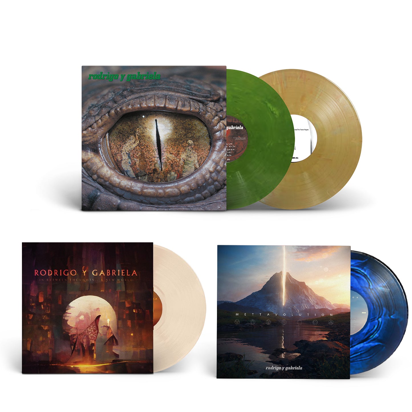 Rodrigo y Gabriela + Re-Foc + In Between Thoughts...A New World + Mettavolution - Vinyl Bundle