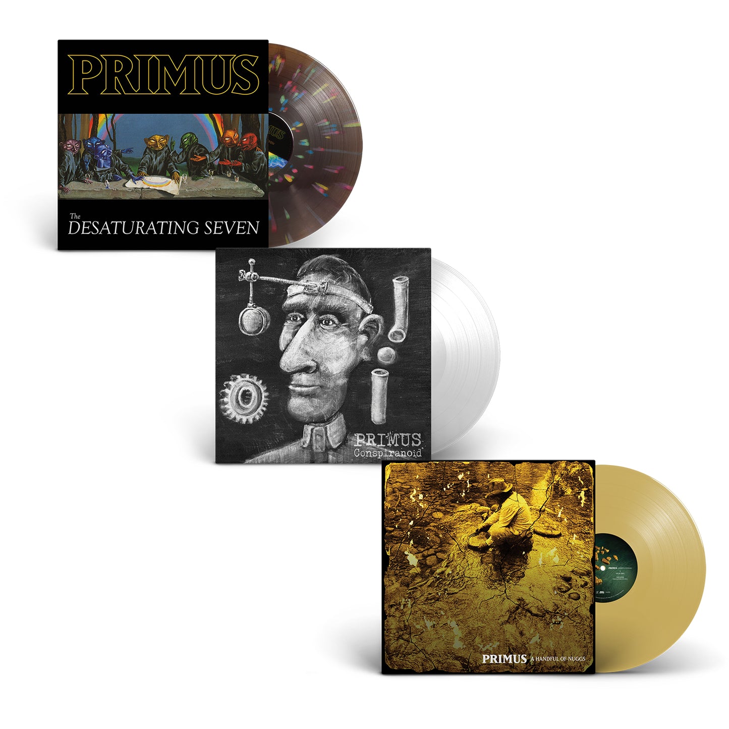 A Handful of Nuggs + Conspiranoid + The Desaturating Seven