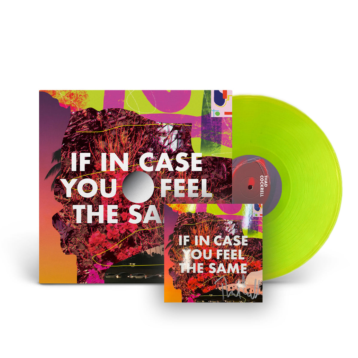 If In Case You Feel The Same (Highlighter Yellow Vinyl) + Signed Postcard - Bundle