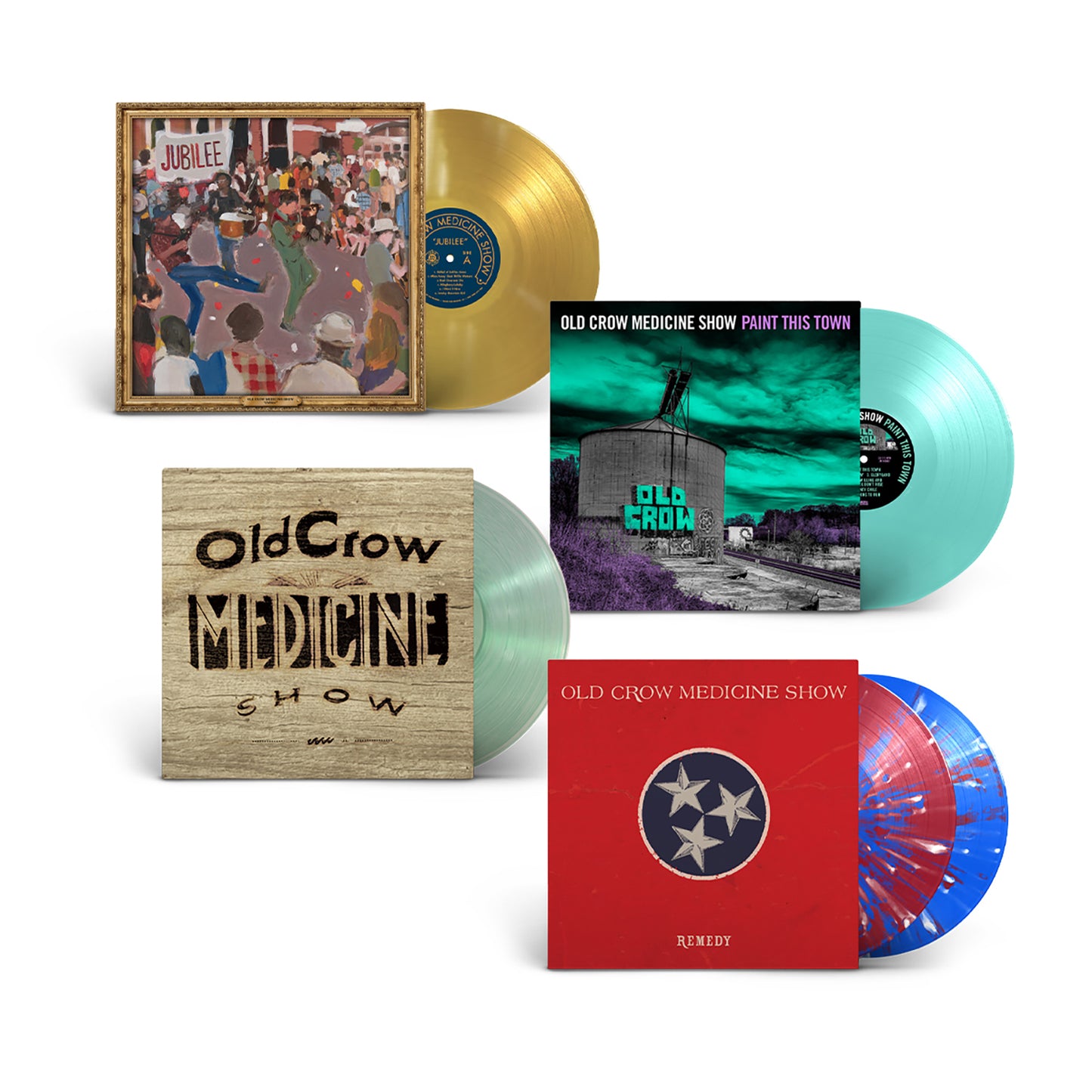 Jubilee + Paint This Town + Carry Me Back + Remedy - Colored Vinyl Bundle