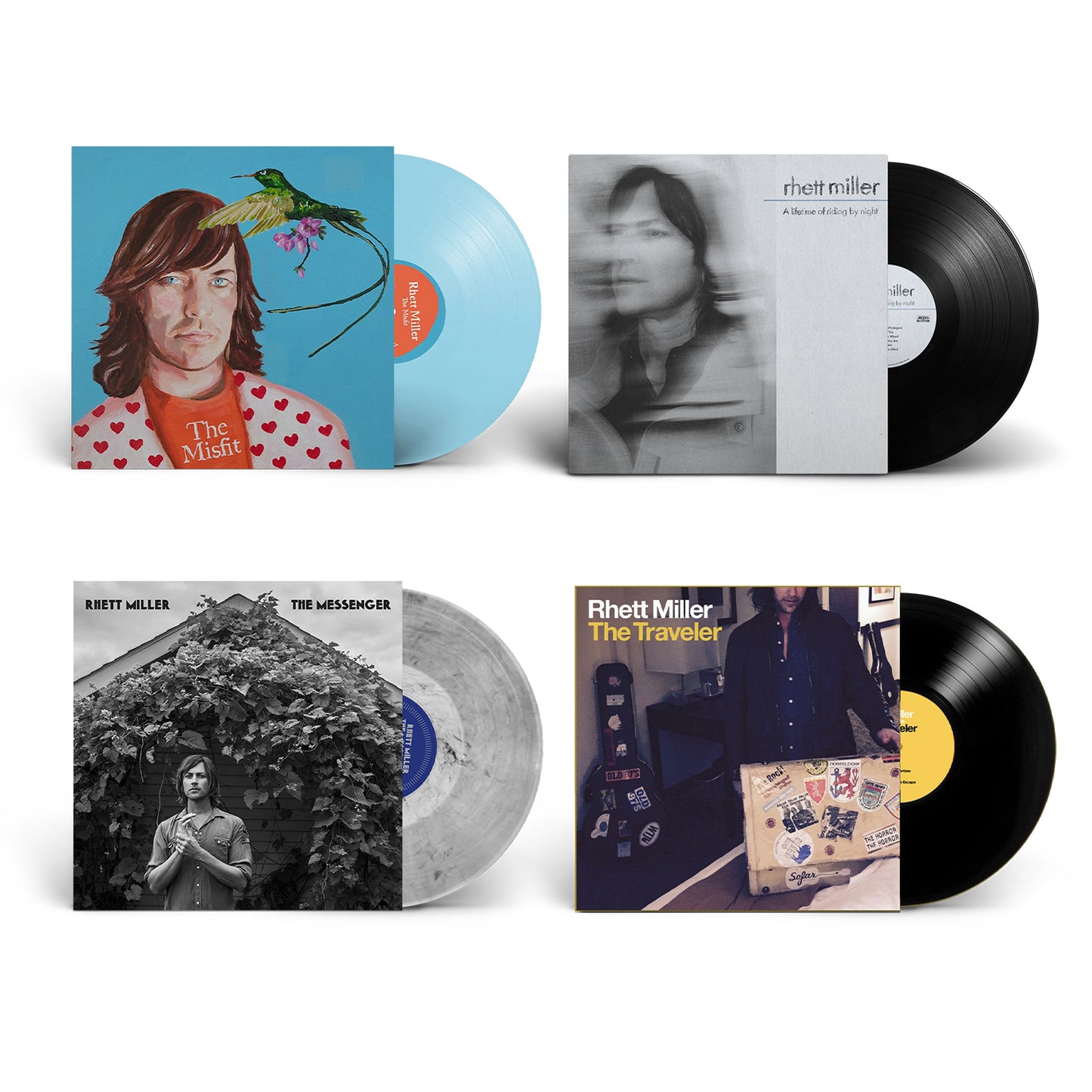 A Lifetime of Riding by Night + The Misfit + The Messenger + The Traveler - Vinyl Bundle