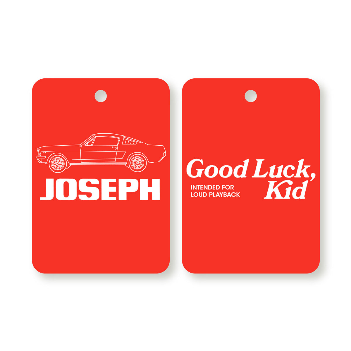 Good Luck, Kid Air Freshener