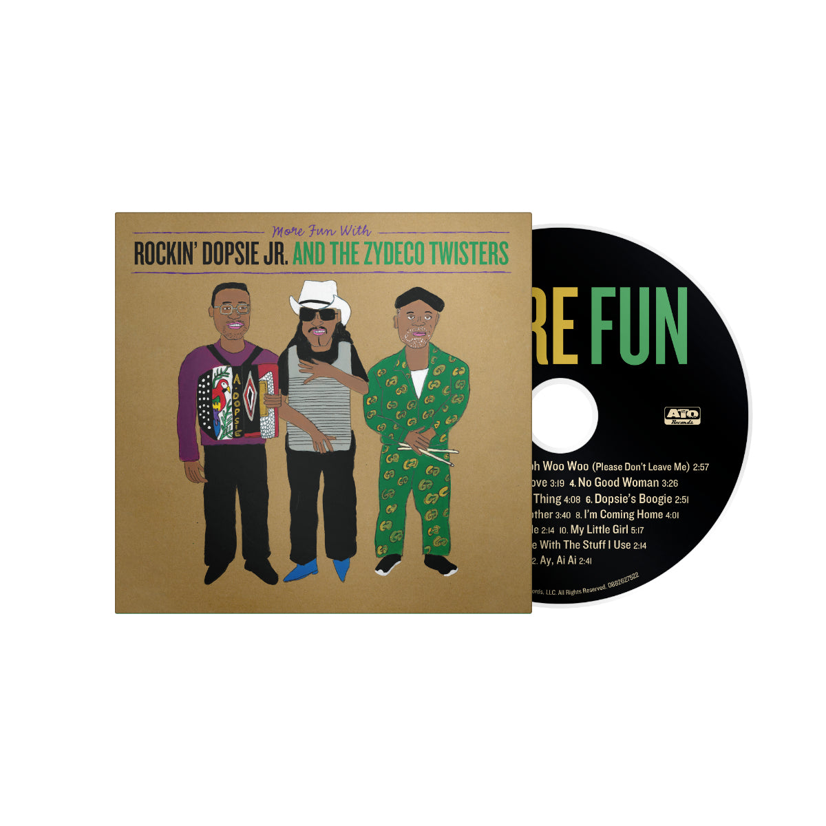More Fun With Rockin' Dopsie & The Zydeco Twisters - CD