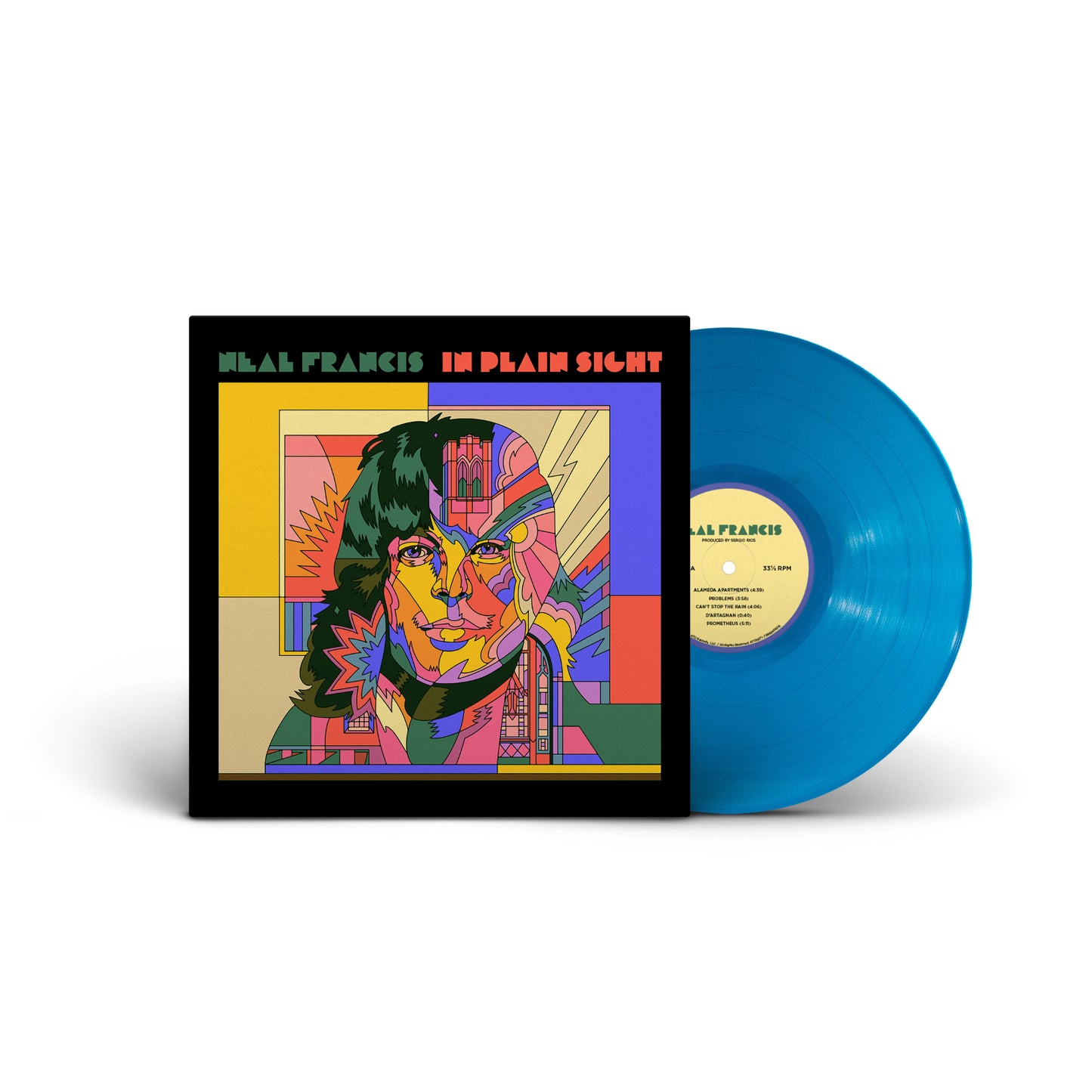 In Plain Sight - Electric Teal - Vinyl